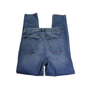 Tinseltown Jeans Size 5/27 Juniors Blue Medium Wash Mid Rise Skinny Leg Denim